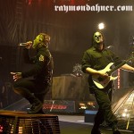 Corey Taylor and Mick Thomson